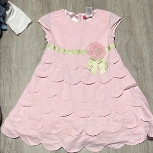 4/$20 Pink Scalloped Kids Dress
